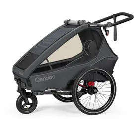 Qeridoo Kinderanhänger Kidgoo1 grey 2023