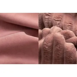 Kaiser Modernes L-förmiges Designer-Ecksofa Modena Soft Rosa Rechts