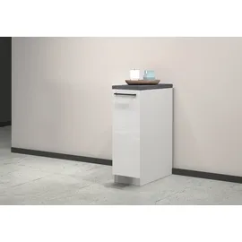 kochstation Apothekerschrank KS-Sole 30 x 60 x 85 cm Weiß