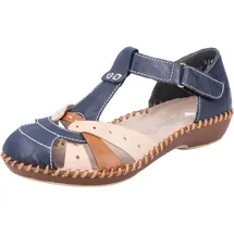 Rieker M1655 blau/beige 37