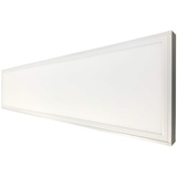 tm lecom 120x30 cm LED Panel LED Deckenleuchte Aufputzpanel Aufbaupanel Aufputz 40W Kaltweiß