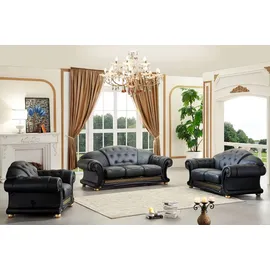 Salottini XL Chesterfield Sofagarnitur 3/2/1 Oriental Leder UVP*7290