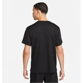 Nike Dri-FIT UV Miler kurzarm Laufshirt Herren 010 black/reflective silv L