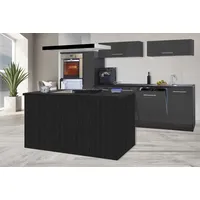 Respekta Küchenzeile Amanda 310 cm grau