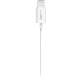Hama Glow Earbuds, Mikrofon, Lightning, Weiß