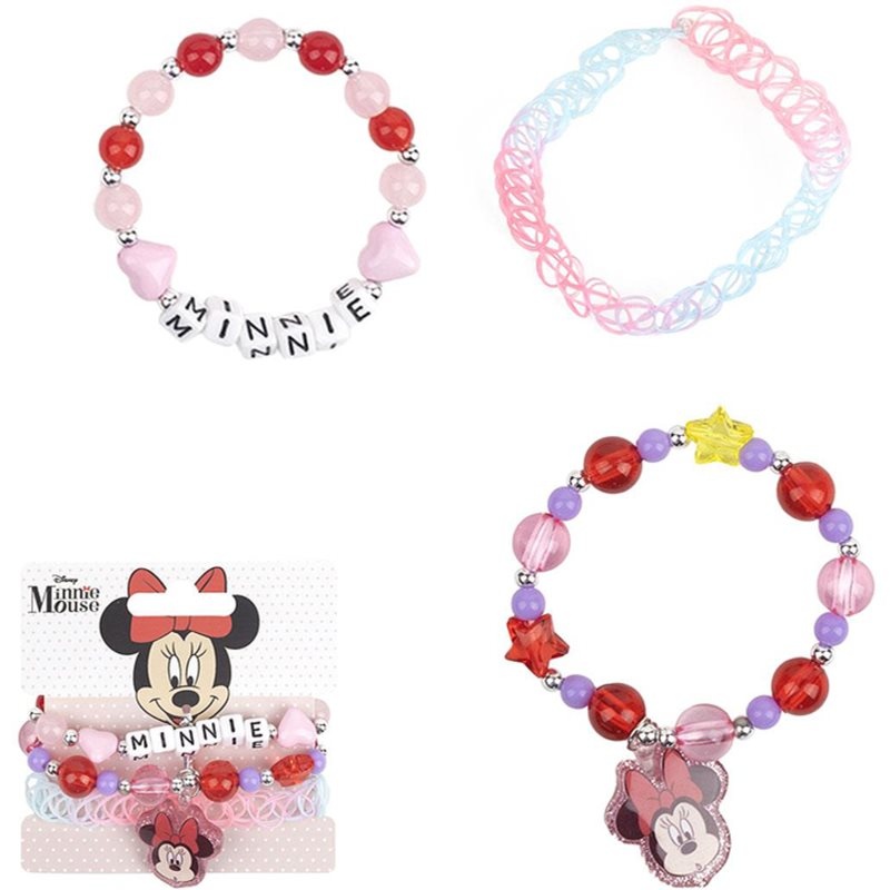 Disney Minnie Bracelets Armreifen für Kinder 3 St.