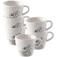 Villeroy & Boch Mickey Mouse Espressotasse 0,06 l Weiß 6 St.