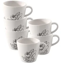 Villeroy & Boch Mickey Mouse Espressotasse 0,06 l Weiß 6 St.