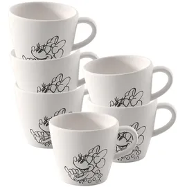 Villeroy & Boch Mickey Mouse Espressotasse 0,06 l Weiß 6 St.