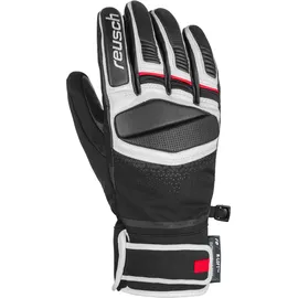Reusch Mastery Skihandschuhe Schwarz/Rot/Weiß 7,5
