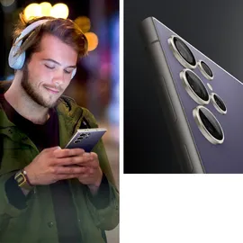 SPIGEN Glas.tR EZ Fit Optik Pro 2 Pack violet Samsung Galaxy S24 Ultra