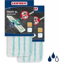 Leifheit 2er Set Wischbezug Profi XL Micro Duo 42 cm 55126