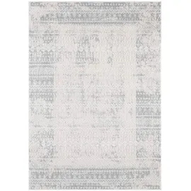 Carpet City "ANTIK232", grau, B:160cm H:10mm L:230cm, Polyester, Teppiche, Kurzflor, 3D-Optik, Klassisch-Modern für Wohnzimmer, Schlafzimmer