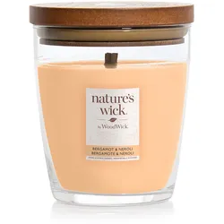 nature's wick Mittelgroße Kerze im Glas Bergamot&Neroli