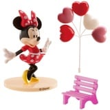 dekora - 302012 Minnie Mouse Figur für Torte, Rose, 4 x 10 x 23 cm