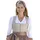 NINA VON C. Dirndlbluse Erika Weiß 36