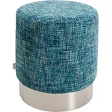 Kare Hocker Berry High Polyester 39 x 47 x 39 cm Silber/Hellblau