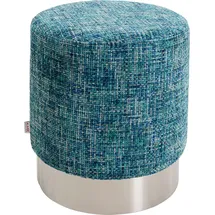 Kare Hocker Berry High Polyester 39 x 47 x 39 cm Silber/Hellblau