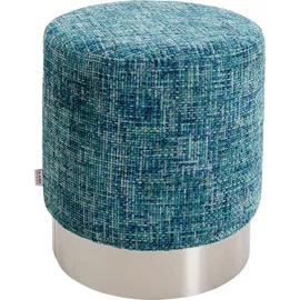 Kare Hocker Berry High Polyester 39 x 47 x 39 cm Silber/Hellblau
