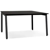 KADIMA DESIGN Schreibtisch Metall-Mdf | 160x160 cm | Groß