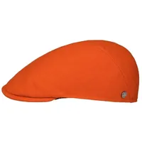 Lierys Flat Cap (1-St) Schirmmütze mit Schirm, Made in Italy orange M (56-57 cm)