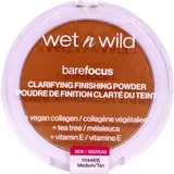wet n wild Bare Focus Clarifying Finishing Powder mattierendes Puder Farbton Medium/Tan 6 g