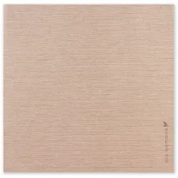 Bio Bamboo® - Luxus Einweg-Serviette, 40 x 40, Extrem weich, kompostierbar, Bambusviskose, Made in Italy, 600 Stück, kakao