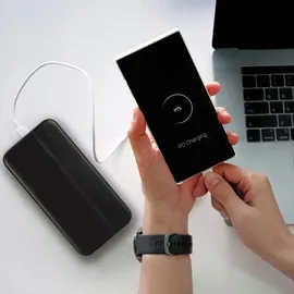 MaxLife MXPB-02 Powerbank PD QC 20W Akkukapazität 20000mAh Externer Akku Ladegerät Schwarz