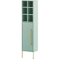 MÖBELPARTNER Badschrank Sarah 146645 mint 30,4 x 21,8 x 130,6 cm