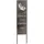 Harms Import Gartenschild Gartendeko Garten Montiert Farn-motiv Silber Edelstahl H 119 cm