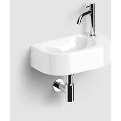 Clou InBe Keramik - Handwaschbecken 7, Badkeramik, weiß hochglanz