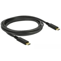 DeLock USB-C 2,00 m Schwarz
