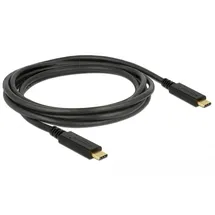 DeLock USB-C 2,00 m Schwarz