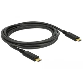 DeLock USB-C 2,00 m Schwarz