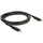 DeLock USB-C 2,00 m Schwarz