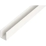 GAH Alberts U-Profil Kunststoff 10 mm x 10 mm x 1.000 mm Weiß