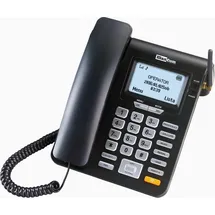 Maxcom MM28D Telefon DECT-Telefon Schwarz - Schwarz