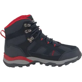 Jack Wolfskin Wanderschuh JACK WOLFSKIN "TRAIL HIKER TEXAPORE MID K", Kinder, Gr. 31, blau (night blau), Leder, Textil, Schuhe Wanderschuh, wasserdicht, Trekkingschuh
