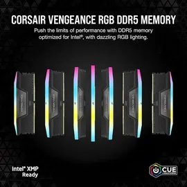Corsair 32GB (2x16GB) CORSAIR VENGEANCE RGB DDR5-5200 RAM CL40 Arbeitsspeicher Kit