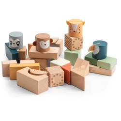 Sebra - Entdeckerbausteine Holz, Wildlife animals