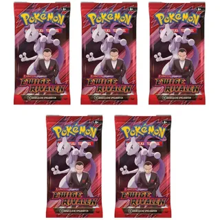 Pokemon Karmesin & Purpur Ewige Rivalen - 5x Booster - DEUTSCH - NEU & OVP!
