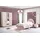 JV Möbel Kinderzimmer Set Kinderbett, Nachttisch Modern Kleiderschrank, rosa Luxus Möbel