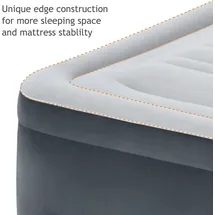 Intex Comfort-Plush 'Queen' Luftbett (L x B x H) 203 x 152 x 56cm Grau