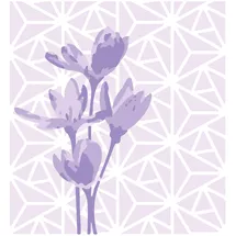 Sizzix Geo-Blumen 4 St. pink