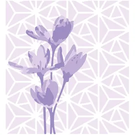 Sizzix Geo-Blumen 4 St. pink