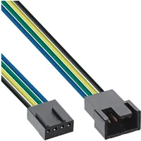 InLine Lüfterkabel Verlängerung PWM Stecker 70cm (33328D)