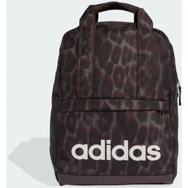 adidas LINEAR ESSENTIALS GRAPHIC BACKPACK, earth strata/shadow brown, One size