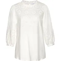 LASCANA Schlupfbluse Damen creme Gr.44