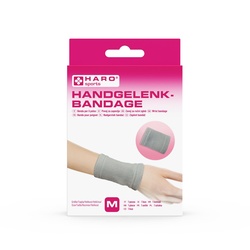 HARO-MC Handgelenkbandage »Handgelenk-Bandage elastisch, für Damen Herren« M - 18 cm - 15 cm