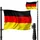 Kesser KESSER® Teleskop Fahnenmast Aluminium 6,30m Bodenhülse 60cm inkl Deutschlandfahne Höhenverstellbar Flaggenmast Mast Deutschland Flagge Alu